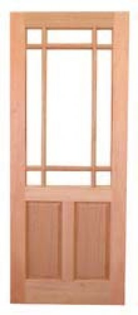 Window framed doors