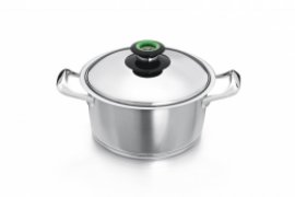 This essential stockpot is ideal for making soups and stews, and boiling pasta or use it to steam mu