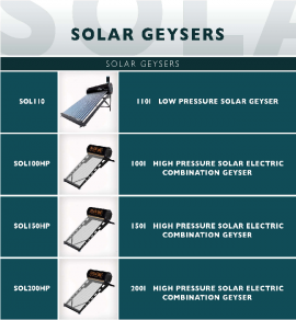 Solar / Electric Water Heaters