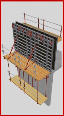 The Tifa system is the latest new-generation wall formwork solution. It is a heavy duty, crane handl
