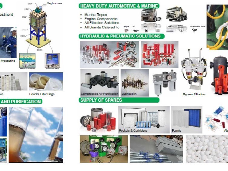 Air water Hydraulic Filtration Diesel Treatment Engineering Projects and Maintenance															